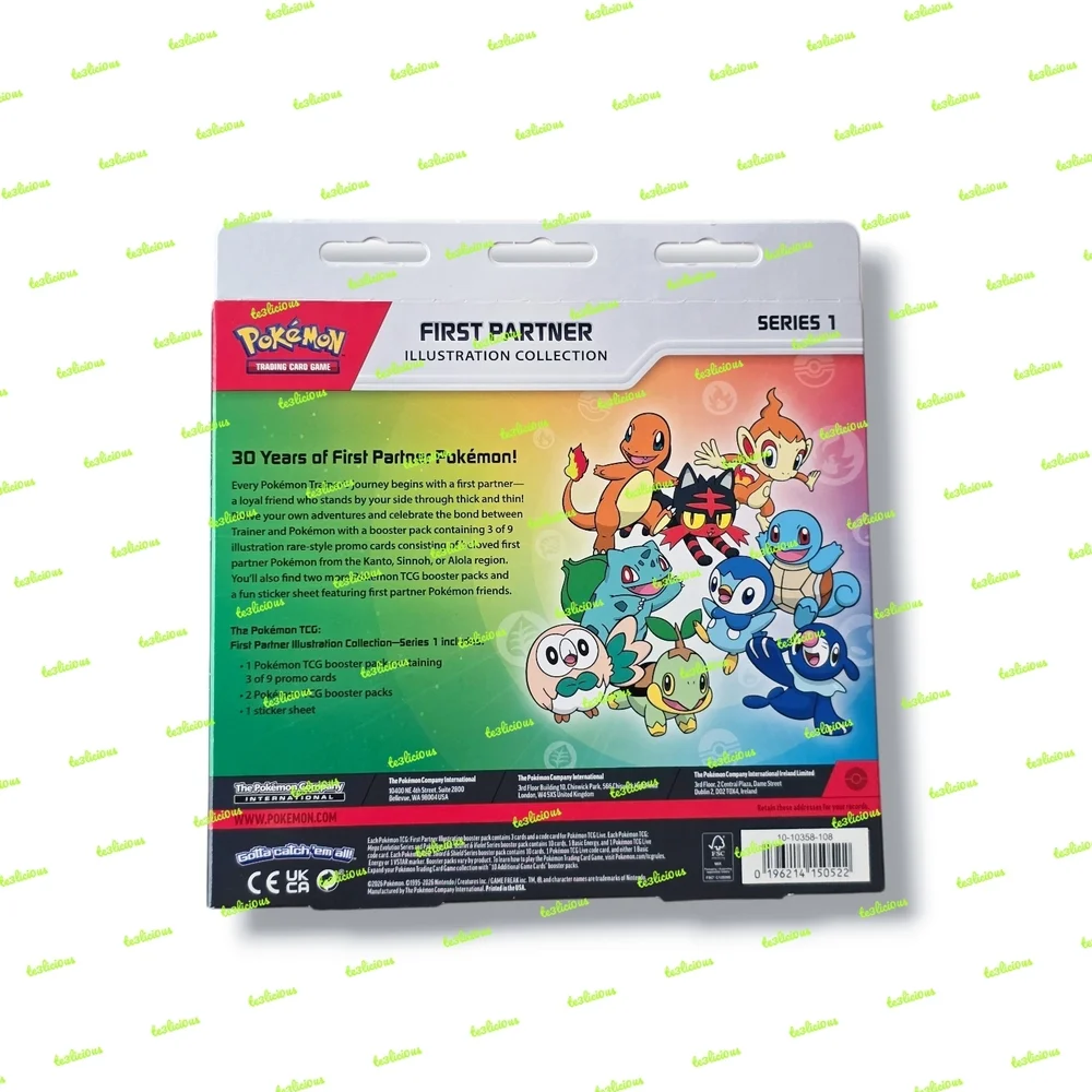 POKÉMON TRADING CARD GAME FIRST PARTNER IllUSTRATION COLLECTION: SERIES 1